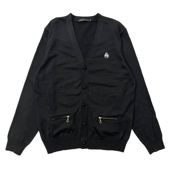 画像1: CHANGE BUTTONED CARDIGAN  BLACK