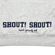 画像5: SHOUT! SHOUT! COLLAGE HOODIE  HEATHER GREY