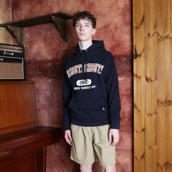 画像7: SHOUT! SHOUT! COLLAGE HOODIE  NAVY