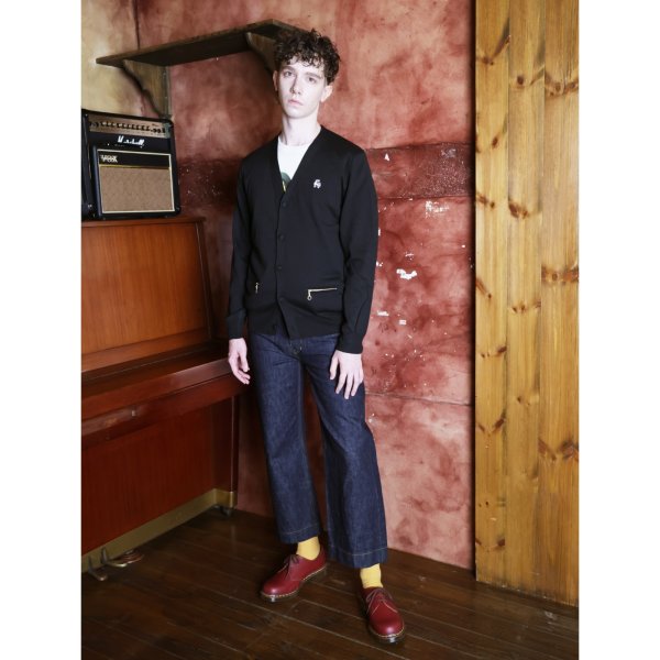 画像8: CHANGE BUTTONED CARDIGAN  CHARCOAL