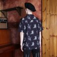 画像8: PIN-UP GIRLS S/S OPEN COLLAR SHIRTS  BLACK