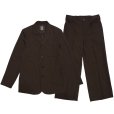 画像1: RELAXING BOOTS BOY SUITS <BR>BROWN (1)