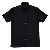 S/S BEAGLE COLLAR SHIRTS  BLACK