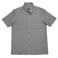S/S BEAGLE COLLAR SHIRTS  GREY