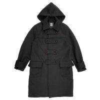 LOW DUFFLE COAT  BLACK