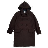 LOW DUFFLE COAT  BROWN