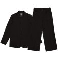 画像1: RELAXING BOOTS BOY SUITS <BR>BLACK (1)