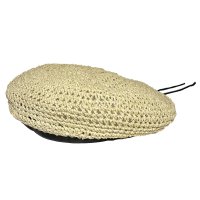 STRAW ARMY BERET  NATURAL