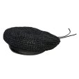 画像1: STRAW ARMY BERET <br>BLACK (1)
