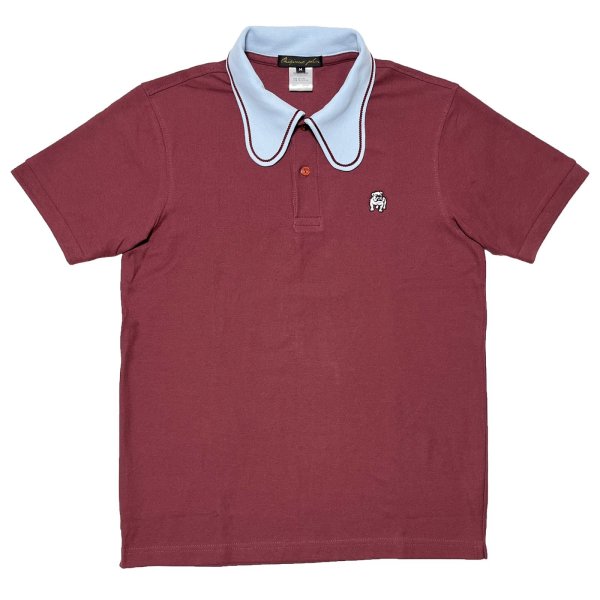 画像1: BEAGLE  POLO  BURGUNDY