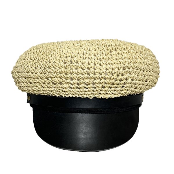 画像2: STRAW MOTORCYCLE CAP  NATURAL