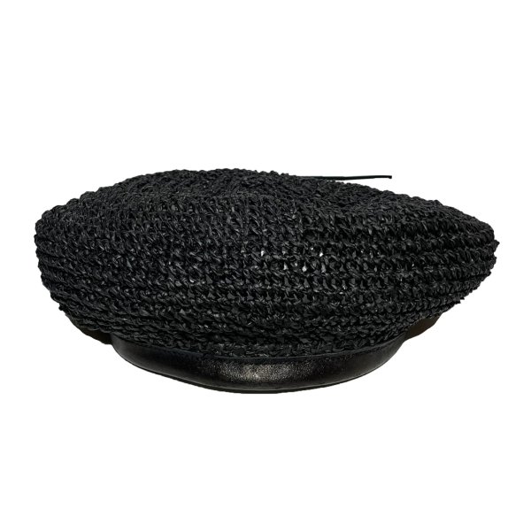 画像2: STRAW ARMY BERET  BLACK