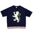 画像1: RELAXING LIONS S/S <br>NAVY (1)