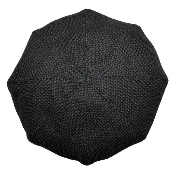 画像2: JUTE 8 PANELS BIG BERET  BLACK