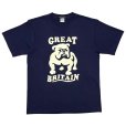 画像1: T-BRITISH BULLDOG <BR>NAVY (1)