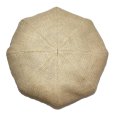 画像2: JUTE 8 PANELS BIG BERET <br>NATURAL (2)