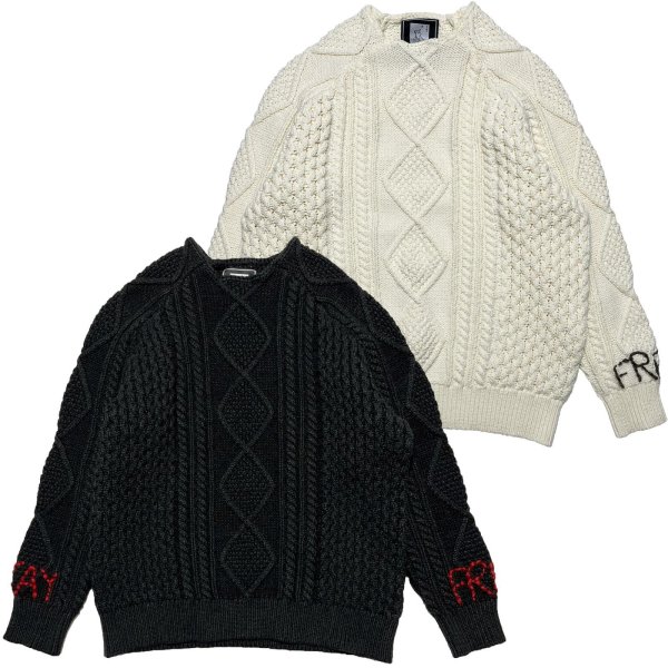 画像1: 【25AW PRE-ORDER】WASHED ALAN KNIT JUMPER