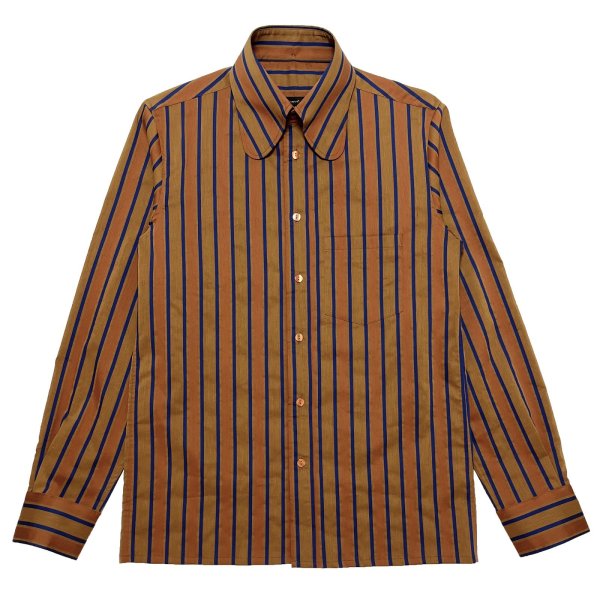 画像2: 【25AW PRE-ORDER】STRIPE BEAGLE COLLAR SHIRTS