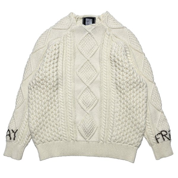 画像2: 【25AW PRE-ORDER】WASHED ALAN KNIT JUMPER