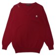 画像2: 【25AW PRE-ORDER】WASHABLE WOOLLY V-NECK JUMPER (2)