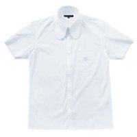 S/S BEAGLE COLLAR SHIRTS  WHITE