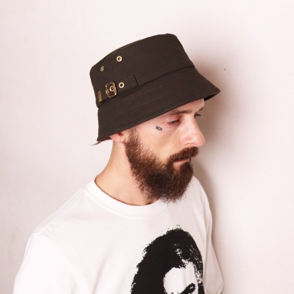 画像10: WAX-ish BUCKET HAT  OLIVE