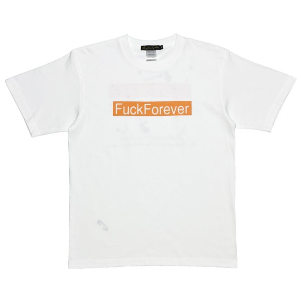 画像1: FU◯K FOREVER T-SHIRTS  WHITE