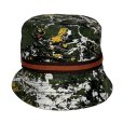画像3: BUCKET HAT -reversible- <br>BLK-GREEN×CHARCOAL (3)