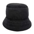 画像11: BUCKET HAT -reversible- <br>BLK-GREEN×CHARCOAL (11)
