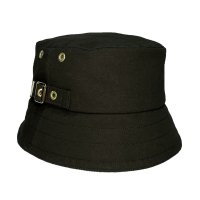 WAX-ish BUCKET HAT  OLIVE