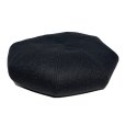 画像1: 8 PANELS BIG BERET <br>BLACK (1)