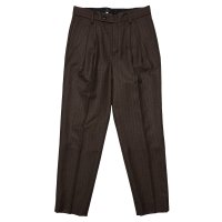PEG TOP TROUSERS  BROWN