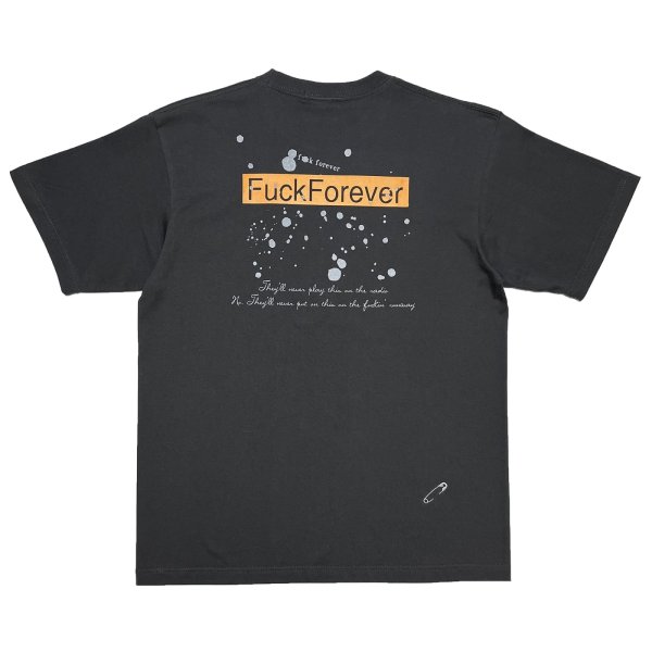 画像2: FU◯K FOREVER T-SHIRTS  INK BLACK