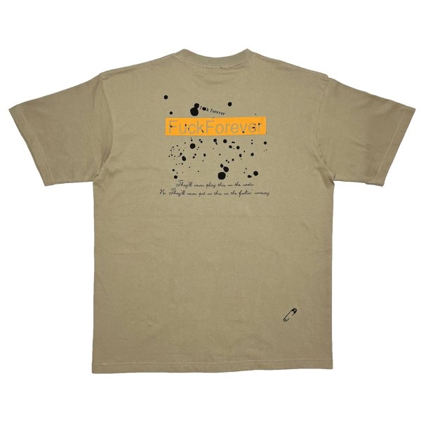画像2: FU◯K FOREVER T-SHIRTS  SAND KHAKI