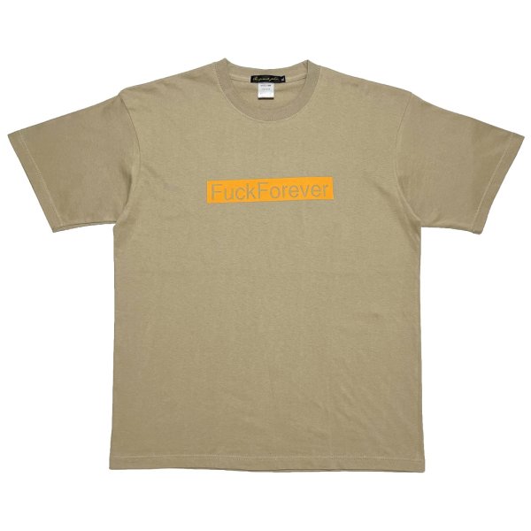画像1: FU◯K FOREVER T-SHIRTS  SAND KHAKI