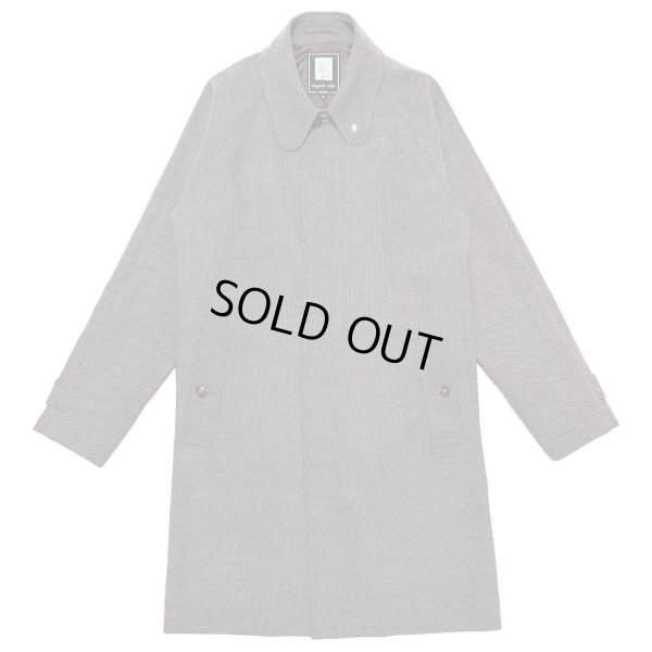 画像1: BIRDS-EYE TWEED COAT  BLACK-BEIGE