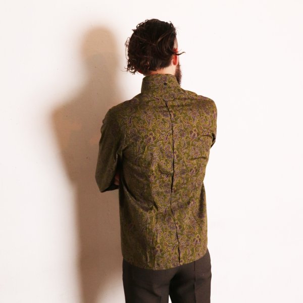 画像9: RETRO B.D.SHIRTS  PAISLEY OLIVE