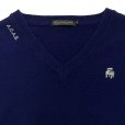 画像3: WASHABLE WOOLLY V-NECK JUMPER  NAVY