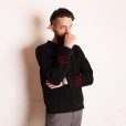 画像10: WASHED ALAN KNIT JUMPER <br>BLACK (10)
