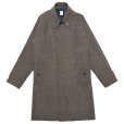画像1: BIRDS-EYE TWEED COAT <br>BROWN-BEIGE (1)