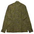 画像2: RETRO B.D.SHIRTS <br>PAISLEY OLIVE (2)
