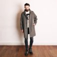 画像10: BIRDS-EYE TWEED COAT <br>BLACK-BEIGE (10)