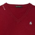 画像3: WASHABLE WOOLLY V-NECK JUMPER  RED