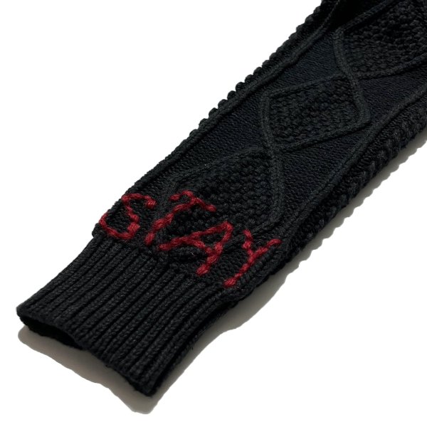 画像7: WASHED ALAN KNIT JUMPER  BLACK