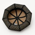 画像3: COVERED JUTE 8 PANELS BIG BERET <br>NATURAL-NET BLK (3)