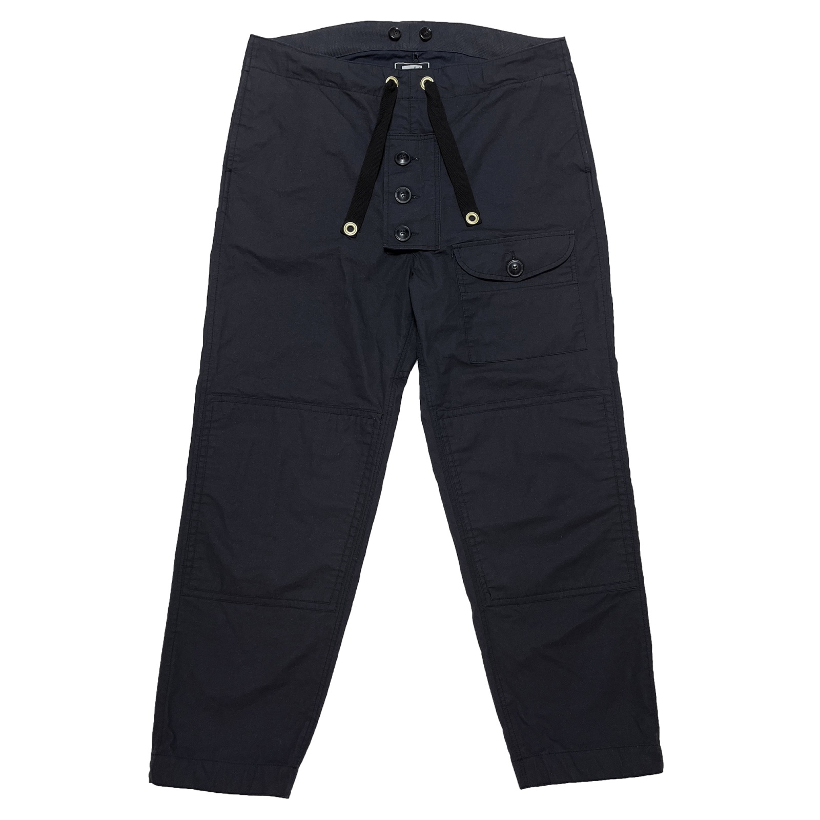 WAX-ish ROYAL NAVY TROUSERS CHARCOAL(D.NAVY)