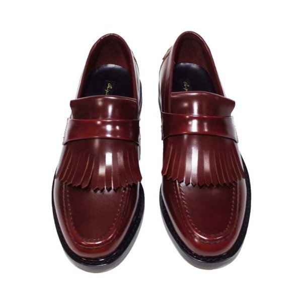 画像2: <span style="color: #ff0000;">【30%OFF】</span>BUCKLE LOAFER BURGUNDY (2)