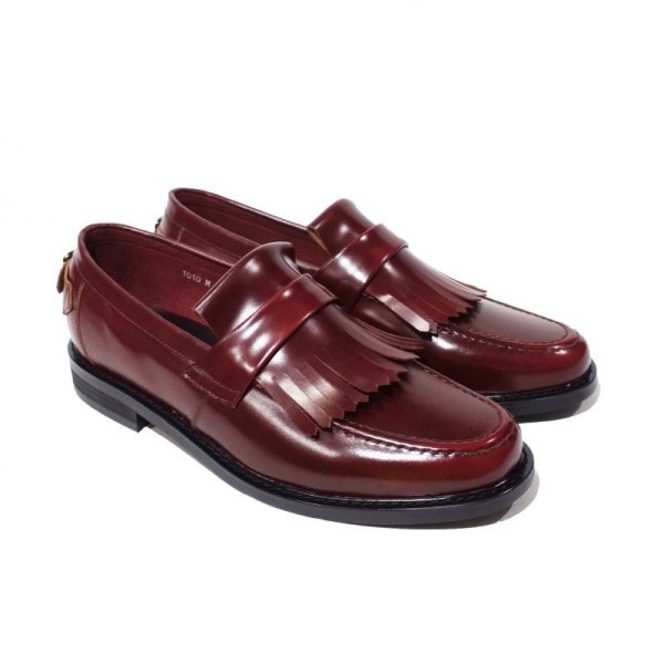 画像4: <span style="color: #ff0000;">【30%OFF】</span>BUCKLE LOAFER BURGUNDY (4)