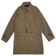 画像1:  【30%OFF】 BEAGLE COLLAR BALMACAAN COAT  CHECK BEIGE (1)