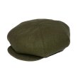 画像1:  【30%OFF】 FLAT TOP CASQUETTE  WOOL OLIVE (1)